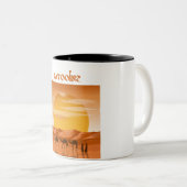 Tatooine Sunset Mug, Men's & Women's mug, camel ツートーンマグカップ (正面右)