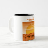 Tatooine Sunset Mug, Men's & Women's mug, camel ツートーンマグカップ (正面左)