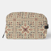 Tatreez pattern, beige geometric ornament ドップキット (裏面)