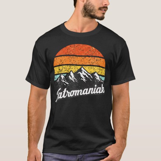 Tatromaniak Tatra Mountains Vintage Tシャツ (正面)