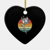 Tats Inked Tattoo Artist Gift Tattoer Retr セラミックオーナメント (正面)