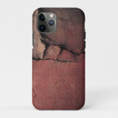 Tattered Canvas Abstract in Rust and Earth Case-Mate iPhoneケース (裏面)