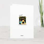 Tattooおもしろい名前または年齢の追加誕生日挨拶 カード (裏面)