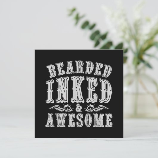 TattooアーティストタトゥーTattooistギフトアイディアTattoo シーズンカード (スタンド正面)