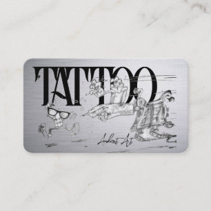 Tattooテンプレートマイティ、3.5インチx 2.5インチビジネスカー 名刺