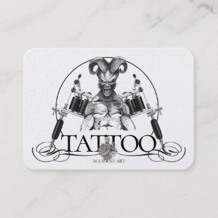 Tattooテンプレートマイティ、3.5インチx 2.5インチ ビジネスカー 名刺