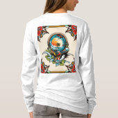 Tattooデザイン – ライトカラー背景Tシャツ» Tシャツ (裏面)