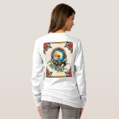 Tattooデザイン – ライトカラー背景Tシャツ» Tシャツ (裏面フル)