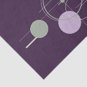 Tattooラインワーク |ボヘミアンパープルグリーン抽象芸術 薄葉紙 (詳細)