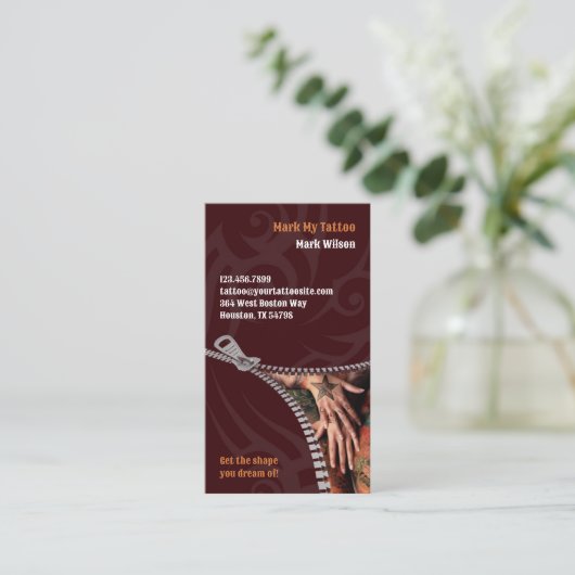 Tattoo名刺 名刺 (スタンド正面)