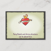 Tattoo披露宴エンクロージャカードの挿入 エンクロージャーカード (裏面)