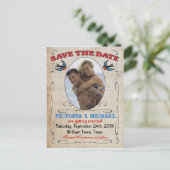 Tattoo日付はがきを保存 案内ポストカード (スタンド正面)