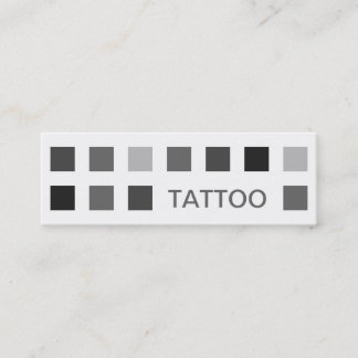 TATTOO (モダン正方形) スキニー名刺
