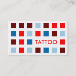 TATTOO (モダン正方形) 名刺
