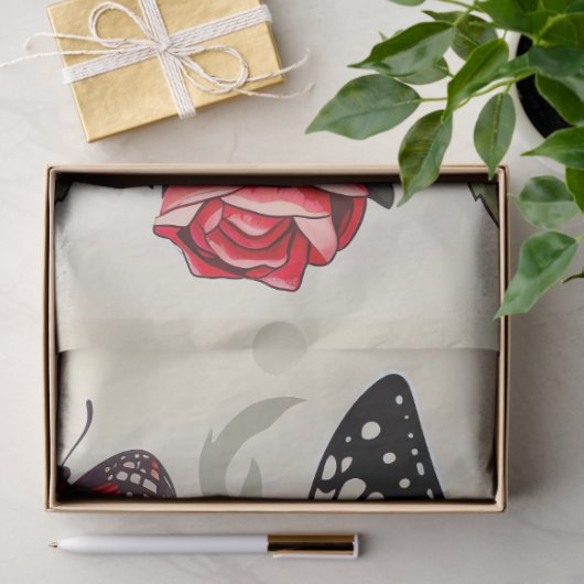 Tattoo 3 Decopage紙 薄葉紙 (ギフト)