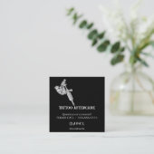 Tattoo Aftercare Instructions Business Card スクエア名刺 (スタンド正面)
