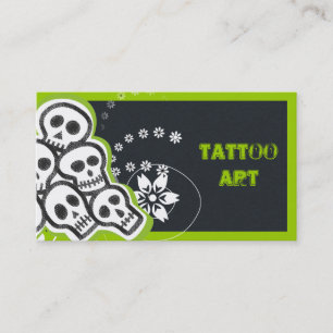 Tattoo Art名刺 – スカル 名刺