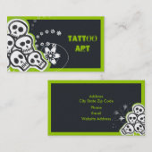 Tattoo Art名刺 – スカル 名刺 (正面/裏面)