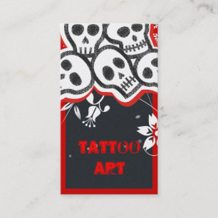 Tattoo Art名刺 – スカル 名刺