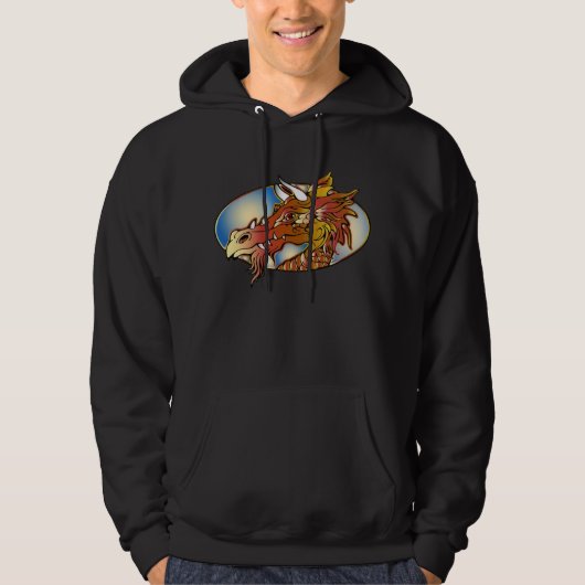 Tattoo Art Dragon Head - Sweatshirt パーカ (正面)
