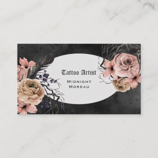Tattoo Artist名刺 名刺 (正面)