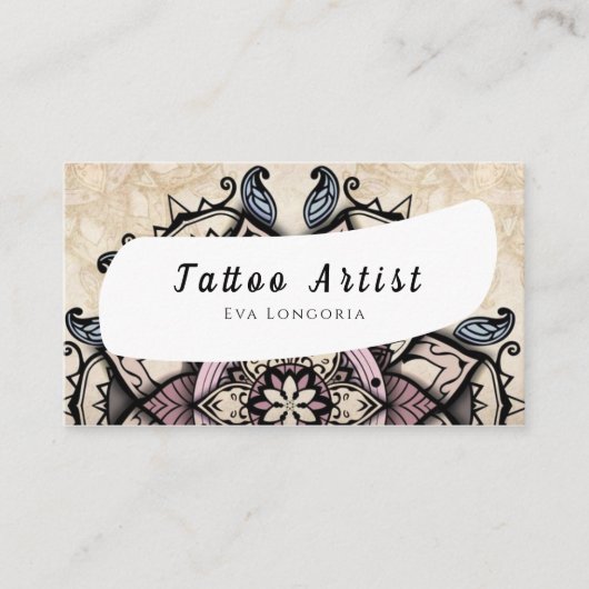 Tattoo Artist名刺 名刺 (正面)