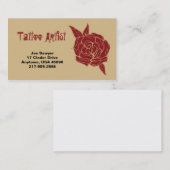 Tattoo Artist名刺 名刺 (正面/裏面)