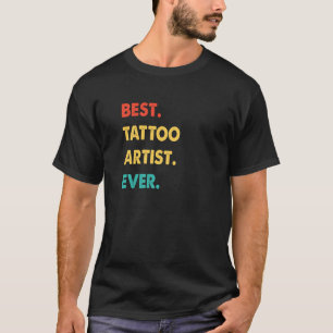 Tattoo Artist職業レトロ最高のTattoo Artist Tシャツ