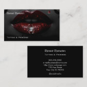 Tattoo artist  名刺 (正面/裏面)