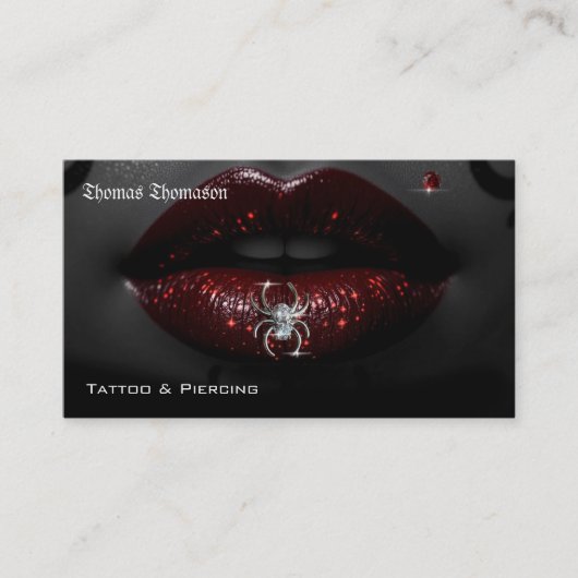 Tattoo artist  名刺 (正面)