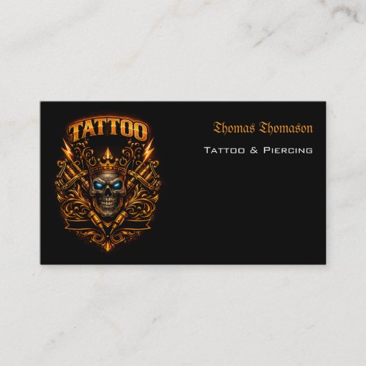 Tattoo artist  名刺 (正面)