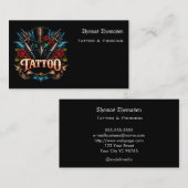 Tattoo artist  名刺 (正面/裏面)