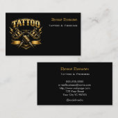Tattoo artist  名刺 (正面/裏面)