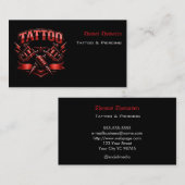 Tattoo artist  名刺 (正面/裏面)