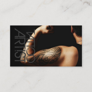 Tattoo Artist，名刺 名刺