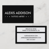 TATTOO ARTIST 3ドット 名刺 (正面/裏面)