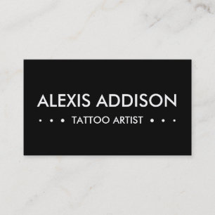 TATTOO ARTIST 3ドット 名刺