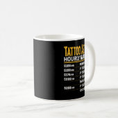 Tattoo Artist Hourly Rate おもしろい Tattoo Artist Tatt コーヒーマグカップ (正面右)
