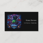 Tattoo artist QR code  名刺 (正面)