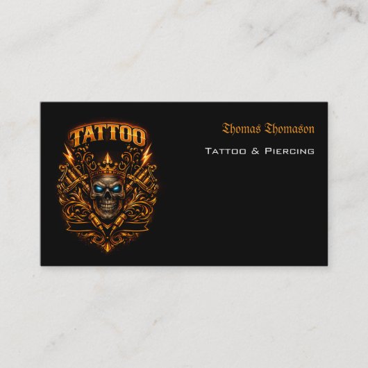 Tattoo artist QR code  名刺 (正面)