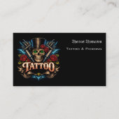Tattoo artist QR code  名刺 (正面)