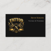 Tattoo artist QR code  名刺 (正面)