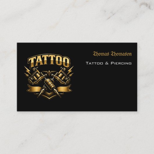 Tattoo artist QR code  名刺 (正面)