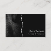 Tattoo artist salon  QR code Business Card 名刺 (正面)