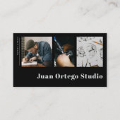 Tattoo artist tattooist piercings photo 名刺 (正面)