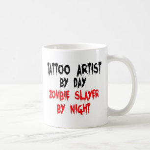 Tattoo Artist Zombie Slayer コーヒーマグカップ
