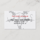 Tattoo Artistsの名刺 名刺 (裏面)
