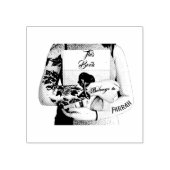 Tattoo Bookwormブック所有権インクスタンプ ラバースタンプ (インプリント)