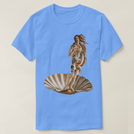 Tattoo Botticellix27s Birth of Venus Tシャツ (デザイン正面)