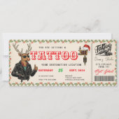 Tattoo Christmas Gift Ticket Certificate Voucher 招待状 (正面)
